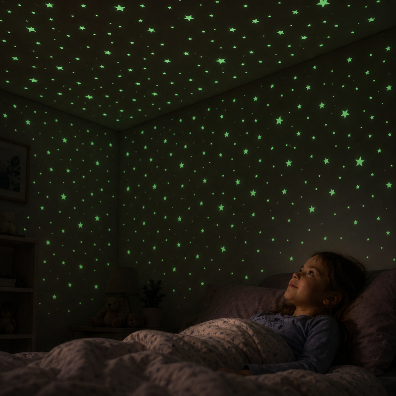 Wondle™ Skyroom Glow In The Dark Star Stickers